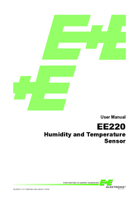 Thumbnail of document Manual - EE220 Humidity/Temperature Transmitter